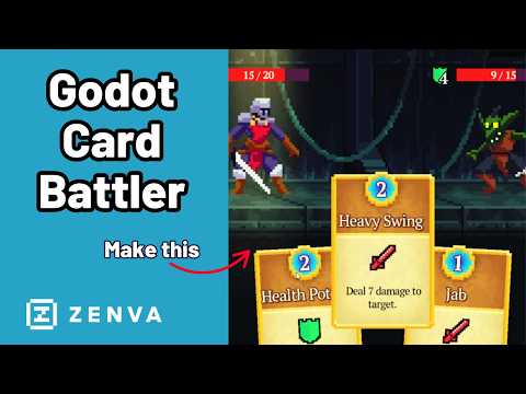 Create YOUR OWN Card Battler in Godot