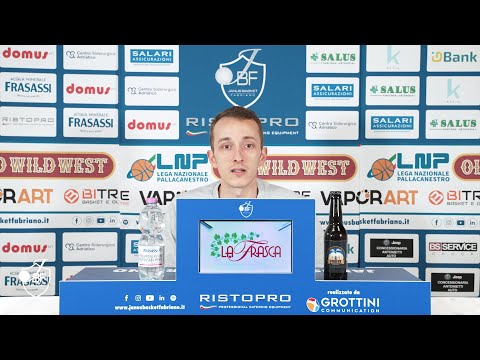Intervista pre partita - Ristopro Janus Fabriano Vs. Old Wild West Udine