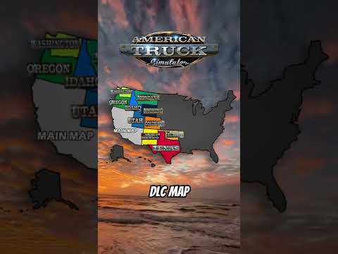 American Truck Simulator Map