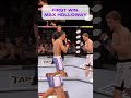 FIRST WIN MAX HOLLOWAY Ufc Mma Knockout