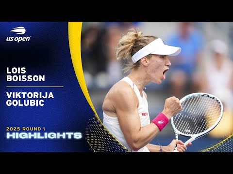 Lois Boisson vs. Viktorija Golubic Highlights | 2025 US Open Round 1