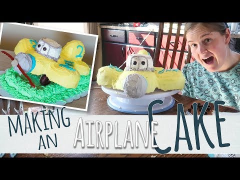 DIY Airplane Cake (vlog style)