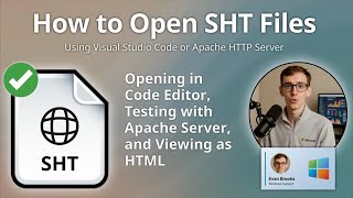 How to Open SHT Files (HTML Server Side Include)