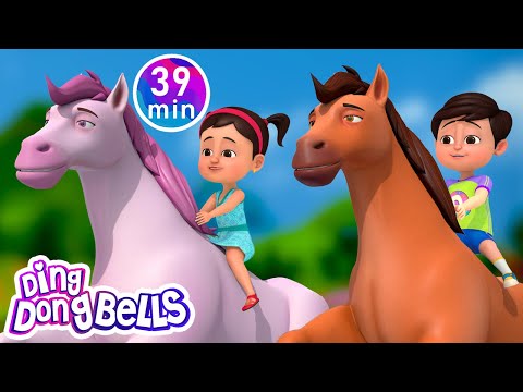 Ek Chhabila Ghoda tha + 13 More Rhymes in Hindi | Nursery Rhymes | Ding Dong Bells
