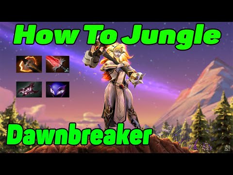 DoTa 2 how to Jungle Dawnbreaker Patch 7.29 fast BF