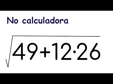 RAÍZ CUADRADA SIN CALCULADORA. Propiedades. Matemáticas Básicas