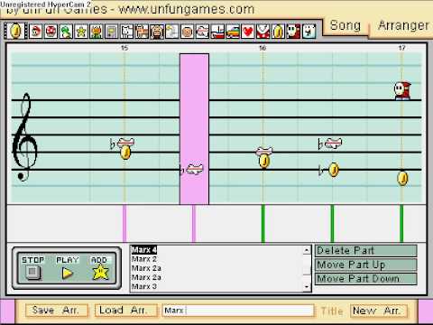 Marx's theme on Mario Paint Composer