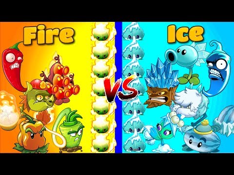 Plants vs Zombies 2 Fire vs Ice Plants in Battlez  Tournament Competition - Plantas Contra Zombies