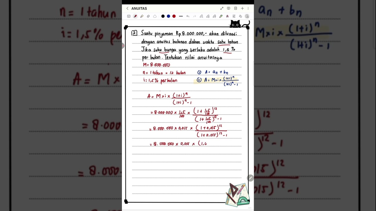 Determining an annuity if the initial loan, interest rate, and time period are known