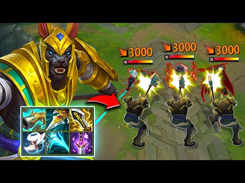 Nasus but every Q crits for over 3,000 damage (INSTANT KILLS)