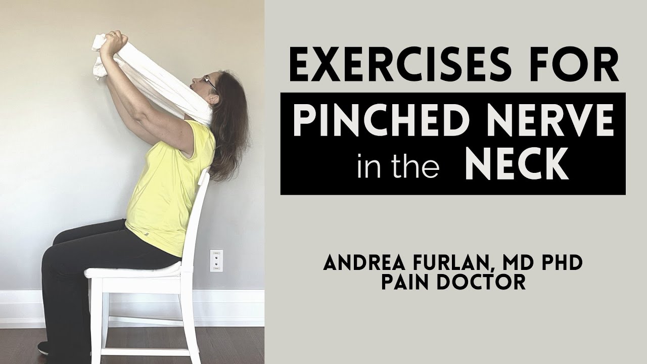 #064 Exercises for pinched nerve in the neck (Cervical Radiculopathy) and neck pain relief