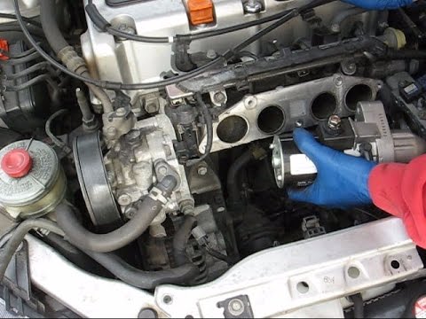 Acura RSX Base starter and Knock Sensor Replacement