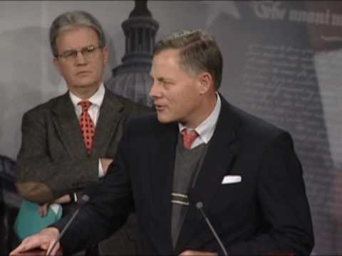 Senator Burr speaks at press conference on Democrats' "deal" on health care