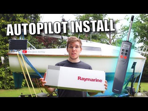 HOW TO Install A Raymarine ST2000+ Tiller Pilot On A Sailboat! | Ep.98