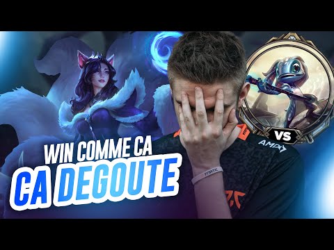SOLOQ SMURF : WIN COMME CA, CA DEGOUTE - AHRI VS FIZZ | LOL FR