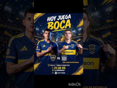 HOY JUEGA BOCA💙💛⚽️ #futbol #viral #boca #bocajuniors #xeneize #argentina #shorts #futbolargentino