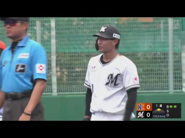 【ファーム】マリーンズ・藤原恭大 今シーズン2個目の盗塁で1軍復帰へ連日の猛アピール!! 2024年6月17日 千葉ロッテマリーンズ 対 オイシックス新潟アルビレックスBC