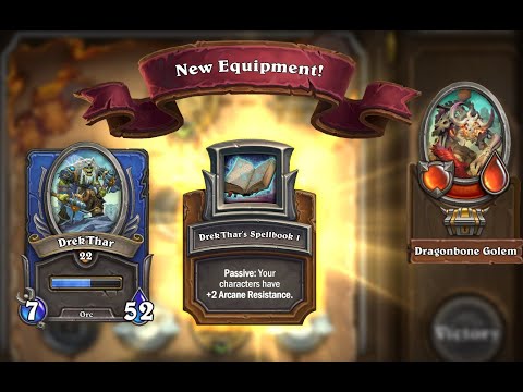 Dragonbone Golem HEROIC : Drek'thar Equipment : Hearthstone Mercenaries