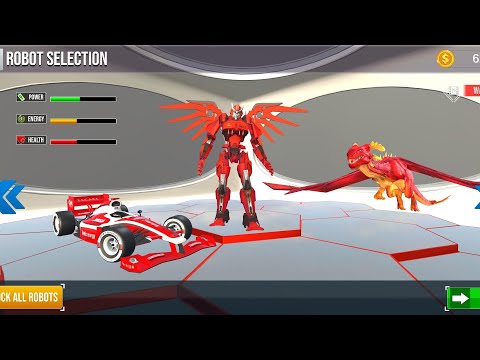 Formula Car Robot Transform *** Flying Dragon Robot *** RoBot Rồng  biến Hình *** Android GamePlay