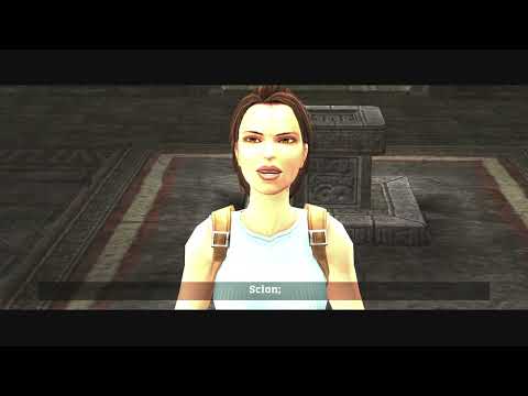 Tomb Raider Anniversary Lara finds the first piece of the Scion 