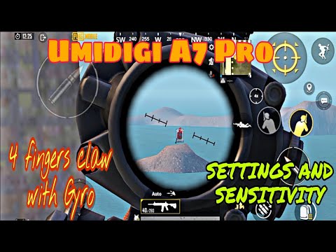 UMIDIGI A7 PRO CONTROLS AND SENSITIVITY| 4 FINGERS CLAW| GYRO SCOPE ONLY