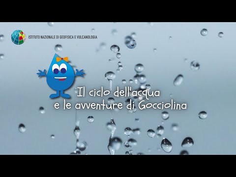 Il ciclo dell'acqua raccontato da Gocciolina