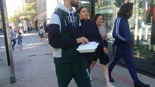 Download Lagu Walk Downtown Montreal City, Friday, September 24, 2021, Quebec, Canada Thumbnail