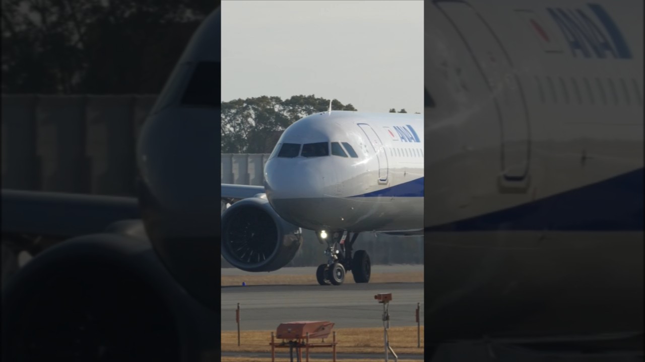 独特のエンジン音 AIRBUS A 321 neo #Shorts