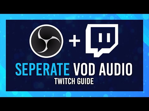 Set up VOD Track/Separate VOD Audio in OBS Studio | Full Guide