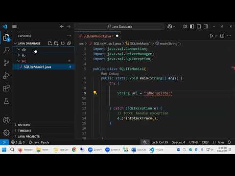 Java Sqlite Database Tutorial 1 2 And 3