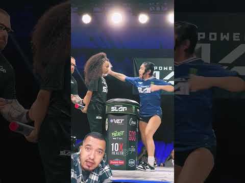 Beauty with an Unbelievable Slap 👑💥 ✅”#powerslap #slapbattles #ufc