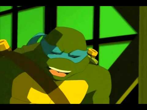 Teenage Mutant Ninja Turtles - Leonardo vs Splinter //Leo is Christian Bale in this season!!!!