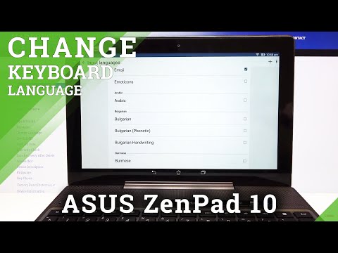 How to Change Keyboard Language in ASUS ZenPad 10 – Keyboard Settings