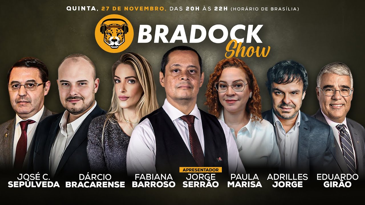 Bradock Show 27/11/25 - Serrão, Fabi Barroso, Dárcio, Sepúlveda, Paula Marisa, Adrilles e Girão