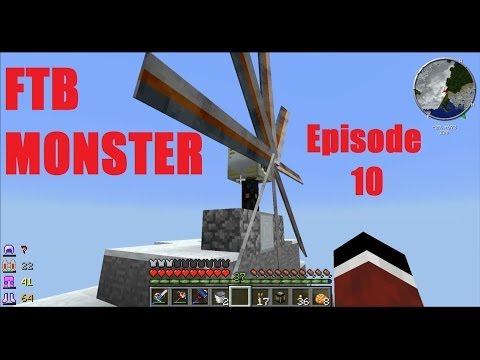 FTB Monster LP Episode 10 - Base, Power, Food Expansion, we're expanding everwhere!