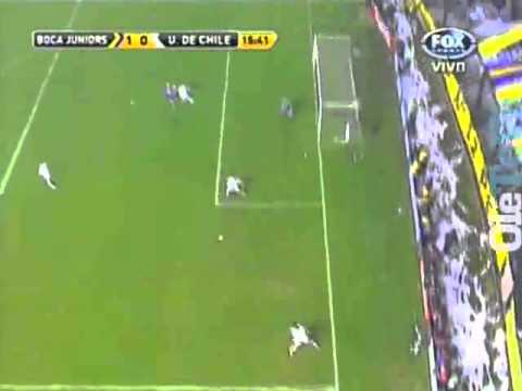 Gol de Silva, Boca 1 U. Chile 0