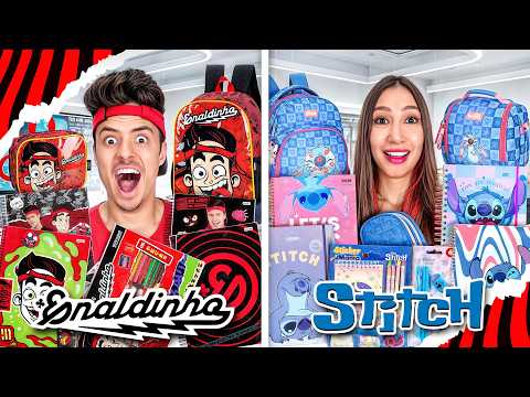 COMPRANDO MATERIAL ESCOLAR DE CADA PERSONAGEM!