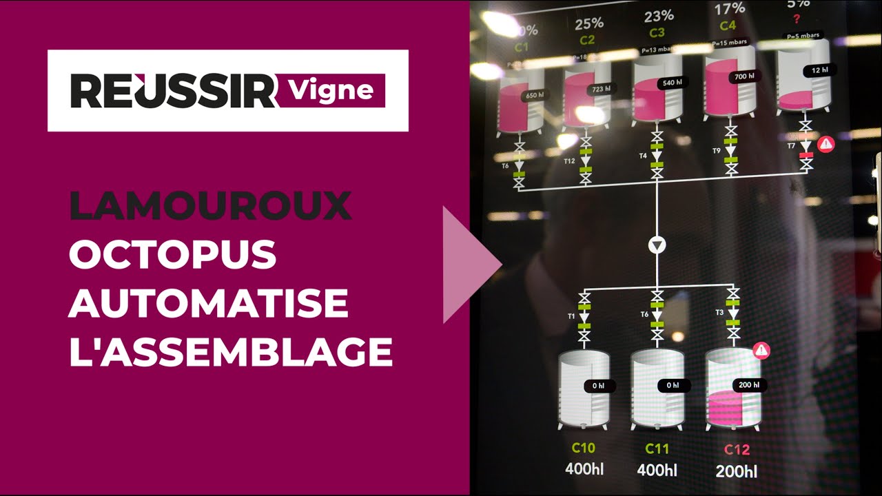 Vinitech 2024 - Octopus de Lamouroux automatise l'assemblage du vin