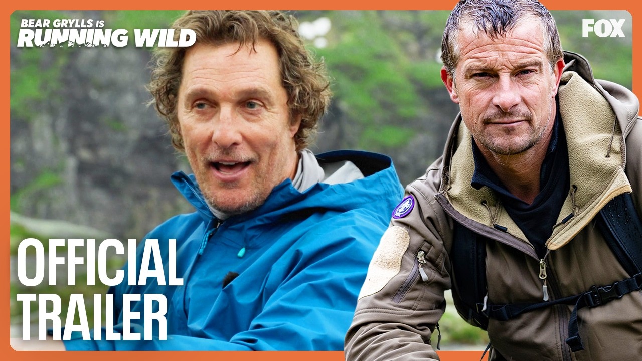 Official Trailer &ndash; Bear Grylls Is Running Wild (Ft. Matthew McConaughey & MORE!) | Reality Club - YouTube