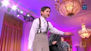 Matthew Morrison and Finding Neverland Cast Perform for First Lady Michelle Obama at The White House