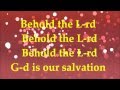 Behold The Lord - Paul Wilbur - Lyrics 