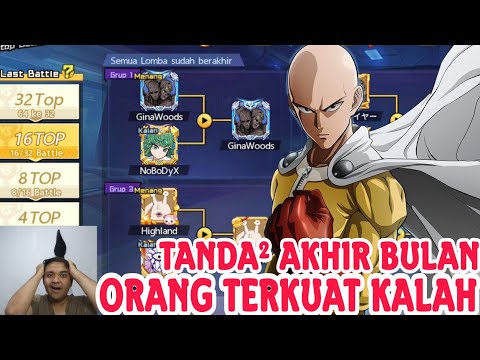AKHIRNYA ORANG TERKUAT KALAH KEMBALI🔥KEKALAHAN NOBODYx TANDA APA INI - One Punch Man The Strongest