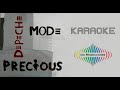 Depeche Mode - Precious (Karaoke)