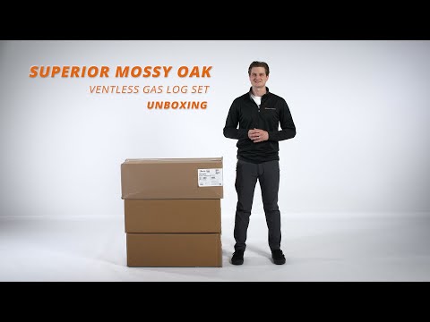 How to Unbox the Superior Mossy Oak Gas Log Set