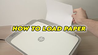 HP Deskjet 2700e, 2752e, 2710e - How to Load Paper in the Printer