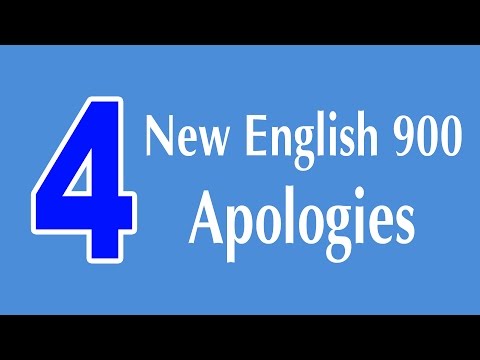 Learning English Speaking Course New English Lesson 4 Apologies