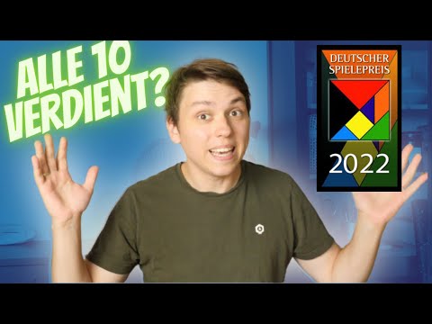 Deutscher Spiele Preis 2022 - Die besten Brettspiele 2022