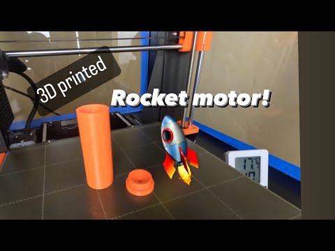 Building a Fully 3D Printed Sugar Rocket Motor!