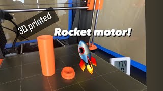 Building a Fully 3D Printed Sugar Rocket Motor!