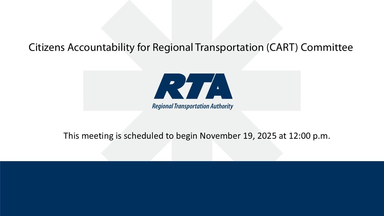 Citizens Accountability for Regional Transportation (CART) Committee - November 19, 12:00 p.m.